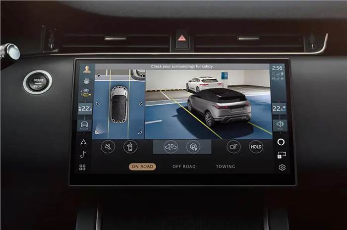 2023 Range Rover Evoque touchscreen